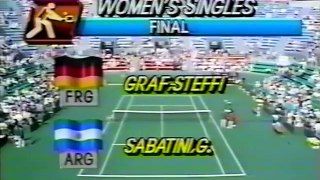 Seoul Olympics 1988 Final - Steffi Graf vs Gabriela Sabatini