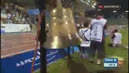 Habtam Alemu finished second WL 800m Women's - Diamond League Doha