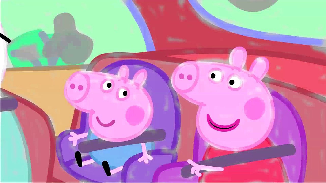 Peppa Pig Coloring Pages Mummy Pig and Daddy near the House 30 min