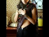 Mallu actress Kausalya Hot Navel in Black Saree