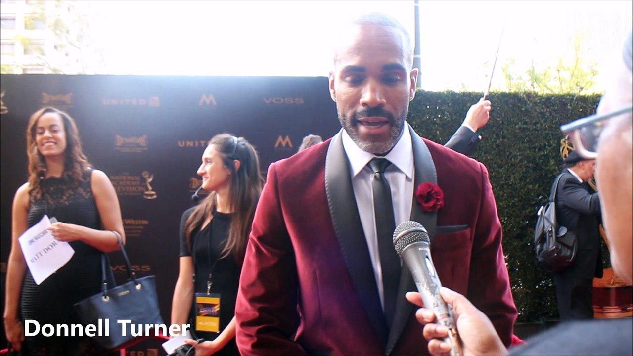Daytime Emmys Interview: Donnell Turner of General Hospital at 2016 Daytime Emmys Red Carpet
