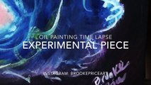 Oil Painting on Watercolor Paper (Time Lapse Experiment)