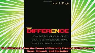 read here  The Difference How the Power of Diversity Creates Better Groups Firms Schools and