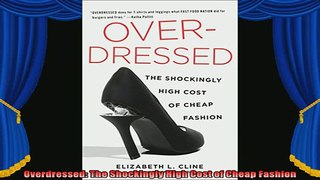 new book  Overdressed The Shockingly High Cost of Cheap Fashion