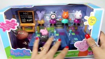 Peppa Pig Play Doh Learn Colors! George Pig Classroom Play Dough Playset Peppa  Pig English episodes
