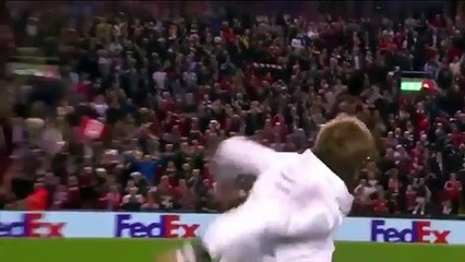 Jurgen Klopp's Celebration at Villareal Makes The Stadium Go Wild! Liverpool v. Villareal