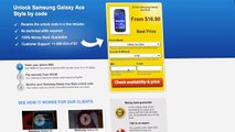 UNLOCK Samsung Galaxy Ace Style - HOW TO UNLOCK YOUR Samsung Galaxy Ace Style