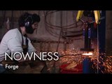 Forging knives in South London