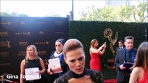 Gina Tognoni of The Young and the Restless at 2016 Daytime Emmys Red Carpet
