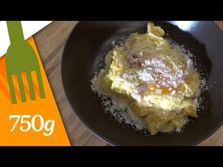 Recette de Courge spaghetti façon carbonara - 750 Grammes