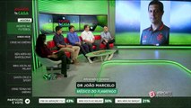 Doutor João Marcelo, médico do Flamengo, participa do Jogando em Casa