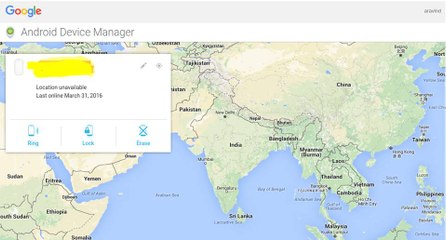 Secure Your Losted Andriod Mobile