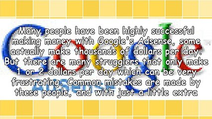 Making more than Pennies with Google Adsense