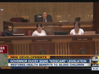 Ducey signs “Kidscare” legislation