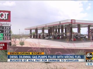 Diesel dilemma: Gas pumps filled with wrong fuel