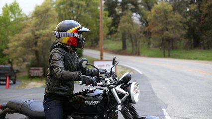 Triumph Street Twin with Leticia Cline