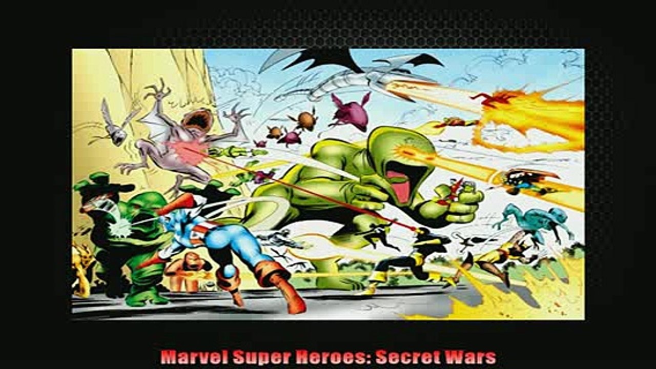 READ THE NEW BOOK   Marvel Super Heroes Secret Wars  FREE BOOOK ONLINE