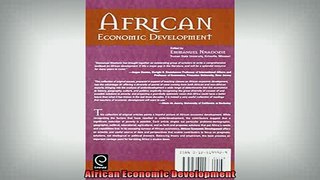READ book  African Economic Development  FREE BOOOK ONLINE