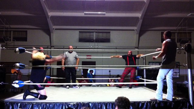 Brett DiBiase & Loco Lobo Barry Wolf vs. Abbey Street Boot Boys (Chuck & Shakey McMullen) - Pro Wrestling EGO