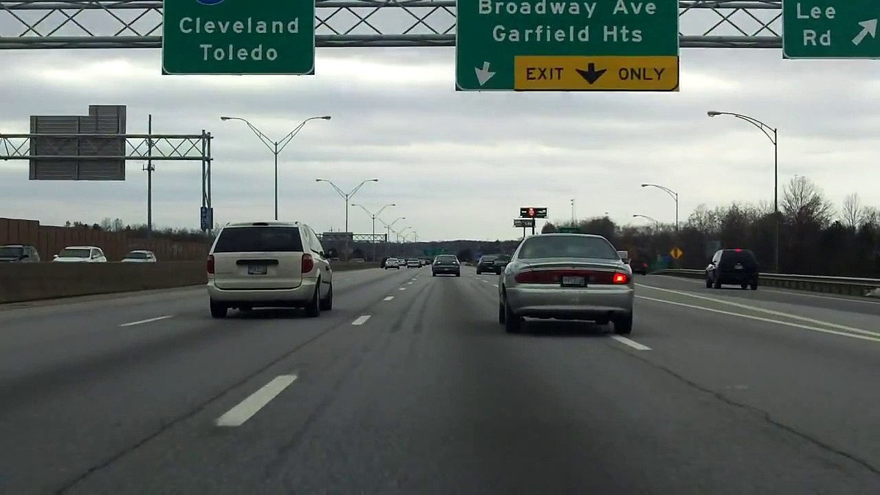 South Outerbelt Freeway (Interstate 480 Exits 26 to 20) westbound