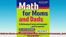 Free Full PDF Downlaod  Math for Moms and Dads A dictionary of terms and conceptsjust for parents Full EBook