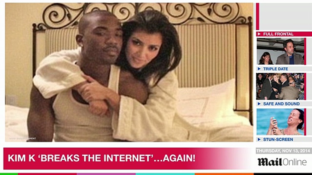 Kim Kardashian 'breaks the internet' with her derriere _ Daily Mail Online