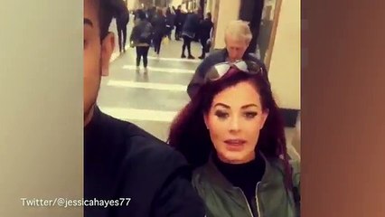 Love Island's Jessica Hayes jokes around with friends _ Daily Mail Online