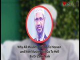 Why All Muslims Will Go To Heaven And Non Muslim Will Go To Hell By Dr Zakir Naik