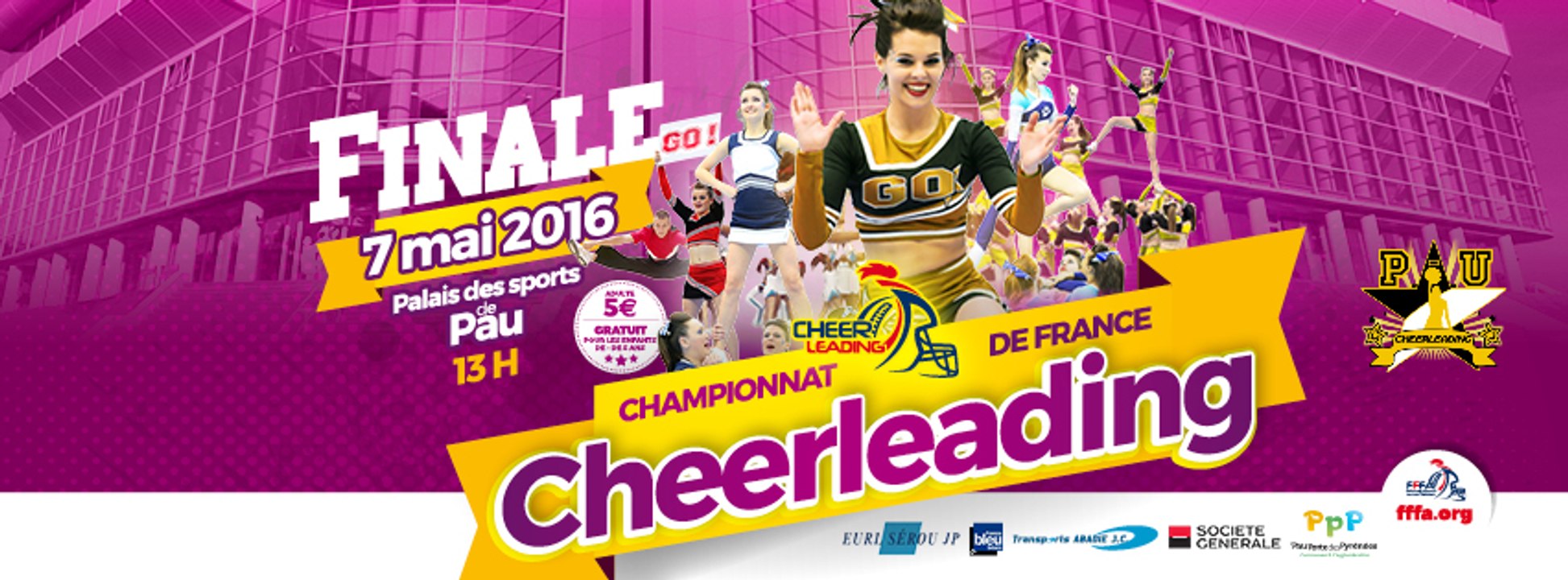 REPLAY Finale du championnat de France de Cheerleading et de Cheerdance 2016