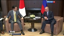 プーチン露大統領と安倍首相がソチで3時間にわたって会談  (May.7  2016)