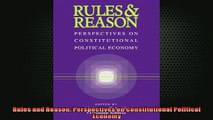 FAVORIT BOOK   Rules and Reason Perspectives on Constitutional Political Economy  FREE BOOOK ONLINE