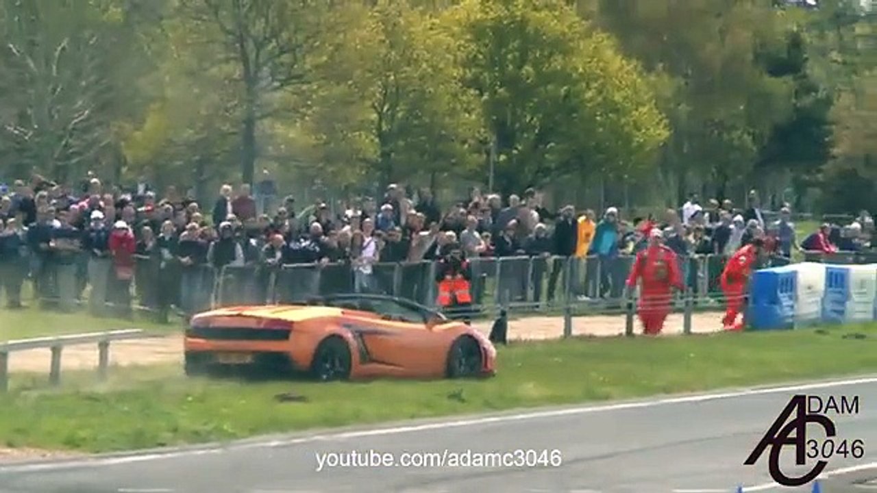 Crasher sa Lamborghini Gallardo comme un débile!