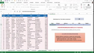 Excel - La fonction RechercheV matricielle