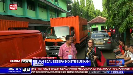Pendistribusian Soal UN SMP Dipusatkan di SMPN 103 Cijantung