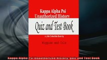 READ FREE FULL EBOOK DOWNLOAD  Kappa Alpha Psi Unauthorized History Quiz and Test Book Full Ebook Online Free