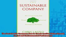 READ book  The Sustainable Company How to Create Lasting Value through Social and Environmental  FREE BOOOK ONLINE