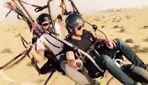 Hamza Ali Abbasi & Bilal Lashari Flying over the skyline of Ras Al Khaimah, UAE