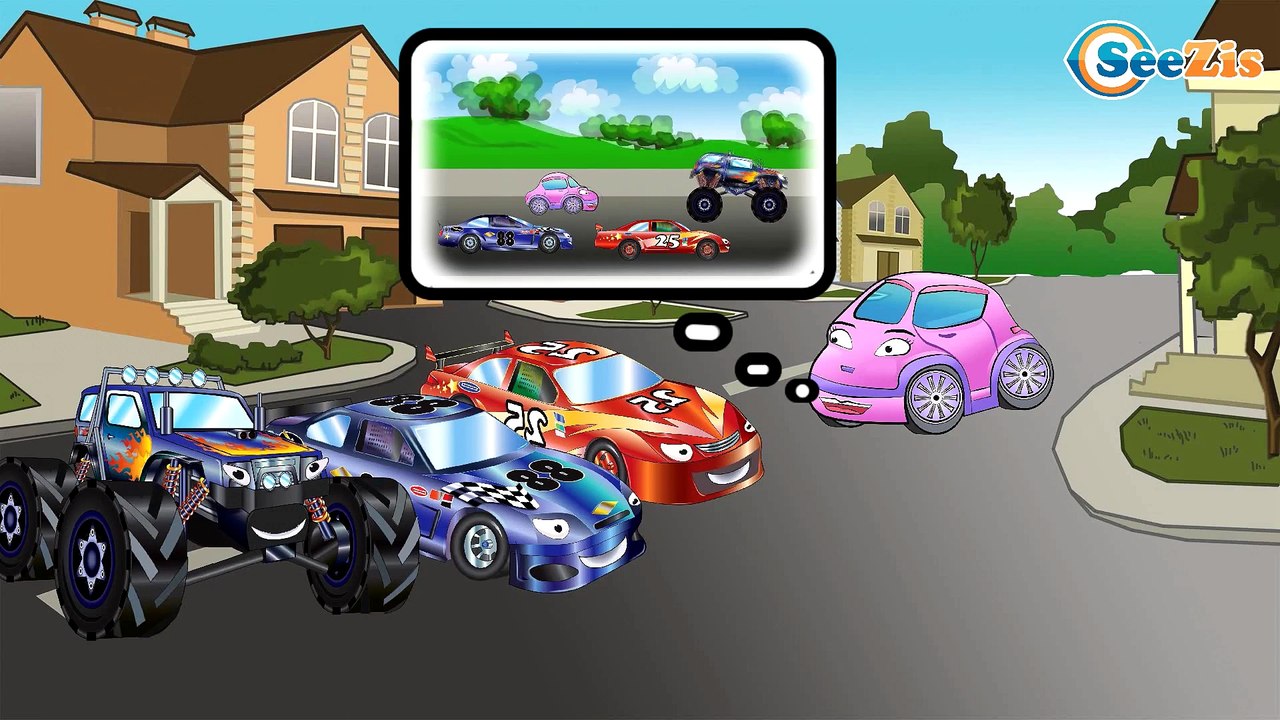 Car Cartoons for kids. Monster Truck & Racing Cars Race. Car Service — Auto Tuning. Episode 132