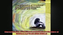 READ book  Characteristics of Emotional and Behavioral Disorders of Children and Youth 10th Edition Full Free