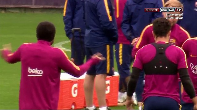 DIRECTE - Entrenament del FC Barcelona previ al partit amb l'Espanyol (133)