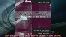 READ book  Educating Students with Behavior Disorders 3rd Edition Full EBook