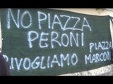 Aversa (CE) - Degrado e targhe fasulle in Piazza Marconi (o Piazza Peroni?) - (06.05.16)