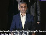 Sadiq Khan, élu premier maire musulman de Londres, salue un vote 