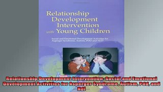 Free Full PDF Downlaod  Relationship Development Intervention Social and Emotional Development Activities for Full Ebook Online Free