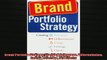 FREE DOWNLOAD  Brand Portfolio Strategy Creating Relevance Differentiation Energy Leverage and Clarity  BOOK ONLINE