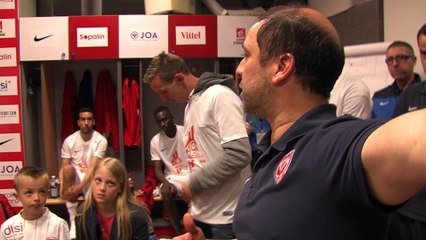 Les félicitations du coach