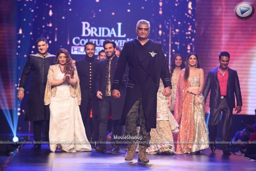 Yalghaar Movie Cast in Bridal Couture Week 2016