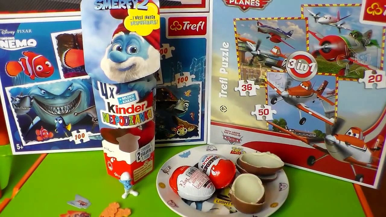 Smurfs 2 Kinder Surprise Eggs Unboxing , Die Schlümpfe , Kinder surprise , toys , smerfy 2