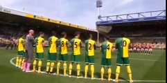 TRIBUTE FOR ERROL CROSSAN - Norwich City vs Manchester United 7_5_2016