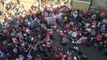 Charlton Fans Staging A Protest And Stopping Officials Cars From Entering The Car Park